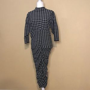 NWT Zara Houndstooth Dress Size L